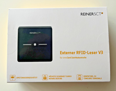 Reiner SCT timeCard externer RFID-Leser V3 für Zutrittskontrolle ''Neuwertig''