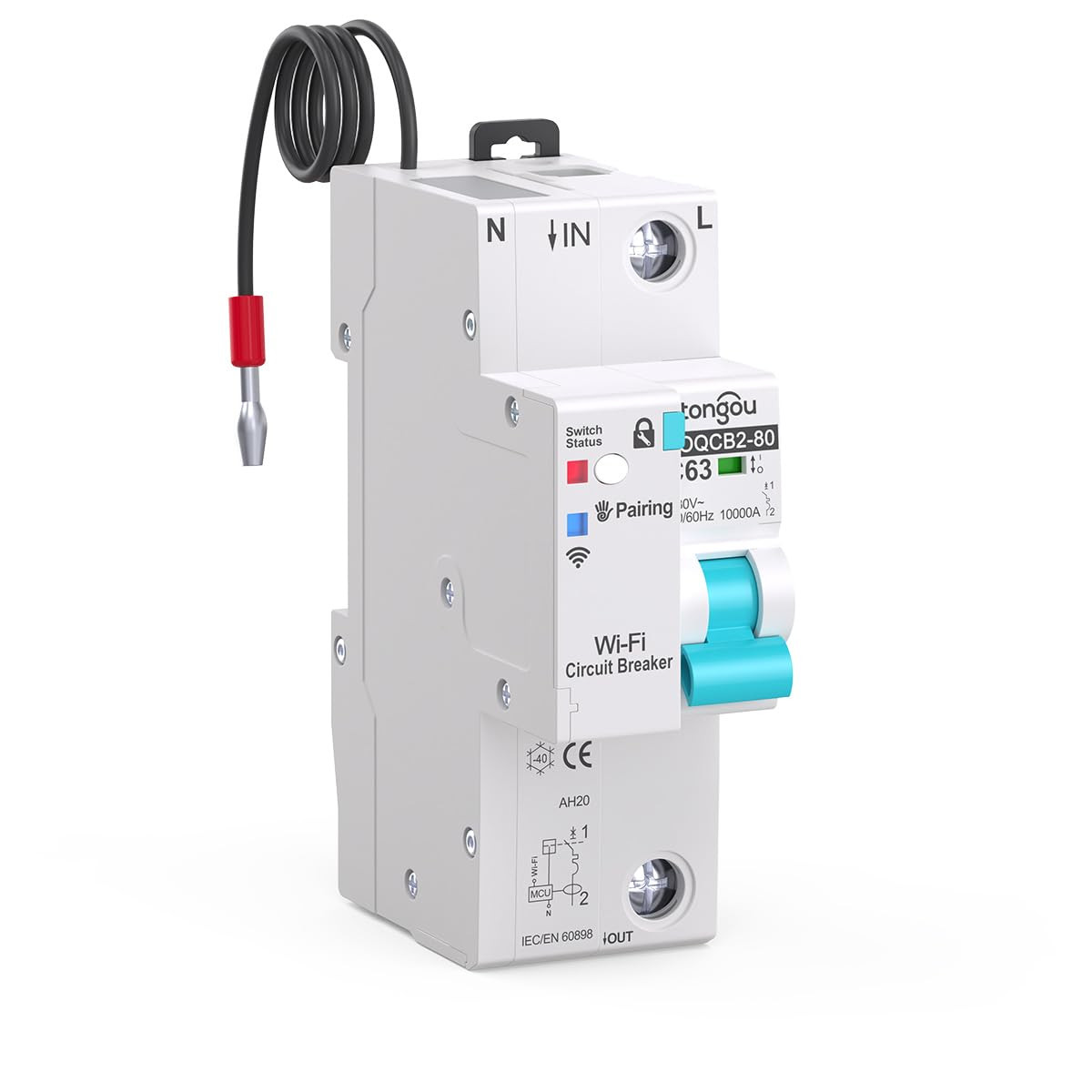 Interruttore WiFi 1P 63A Monitoraggio Energia - Risparmia sulla Bolletta