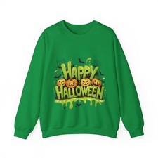    Get Spooky  Cozy This Halloween    Unisex Heavy Blend  Crewneck Sweatshirt