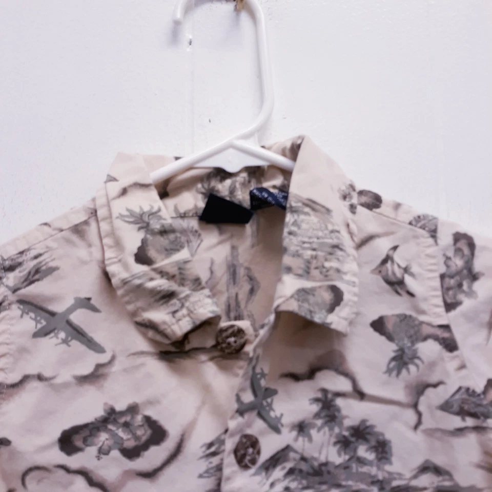 CAMISA CHEROKEE TALLA 2T NIÑOS MARRÓN BOTTON UP MANGA CORTA Foto 3 de 4