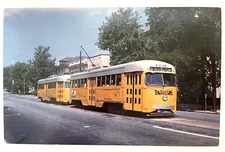 Baltimore Maryland Postcard Transit 7337 Pullman Built PCC Car Streetcar Trolley