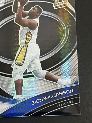 Zion Williamson 2020-2021 PANINI SPECTRA Asia Black #ed 1/1 - Picture 6 of 12