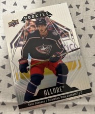 2022-23 Upper Deck Allure Kent Johnson Rookie RC #144 Columbus Blue Jackets