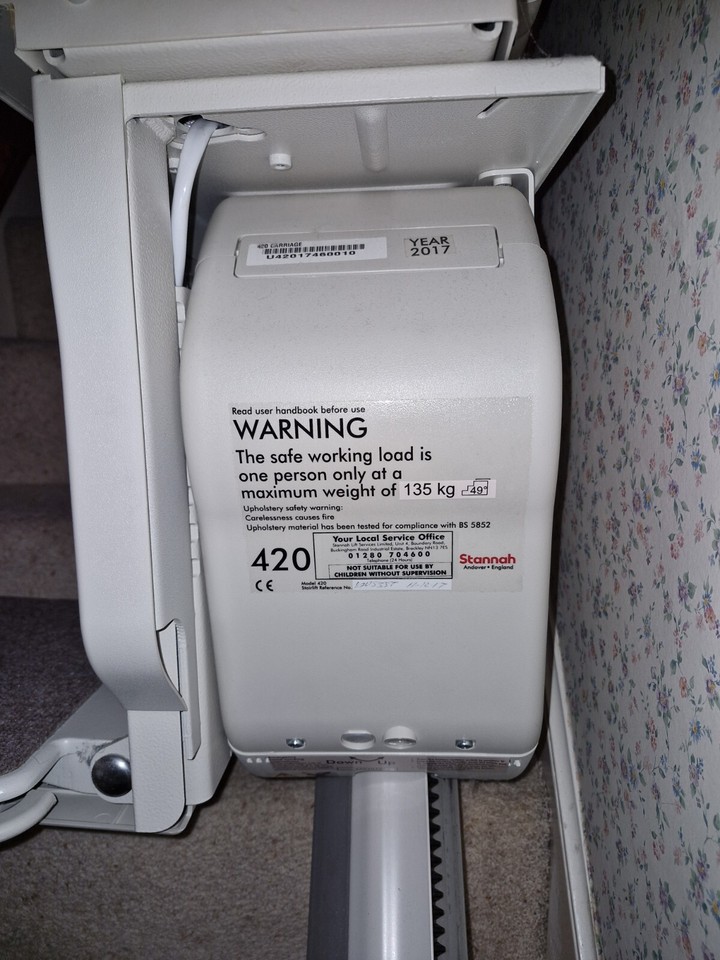 stannah stair lift straight used eBay