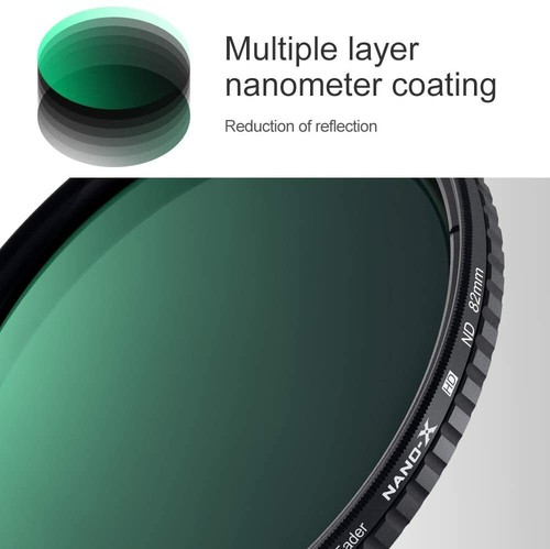 K&F Concept 37mm Variable ND Filter ND8-ND128 with Multi-Coated for Camera Lens - Picture 6 of 7