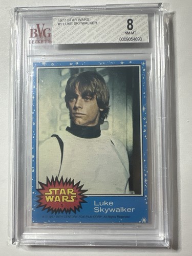 1977 Topps Star Wars #1 Luke Skywalker — BGS 8