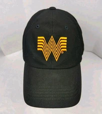 Official Whataburger Hat Cap Black Employee Uniform Texas Lightweight EUC