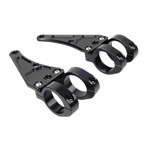 37MM Motorcycle Headlight Bracket Mount Clamp Fork Tube Holder For Harley - Picture 7 of 11