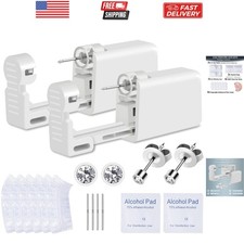 Ear Piercing Kit, 2 Pcs Disposable Ear Piercing Gun with Preloaded Ear Stud, ...