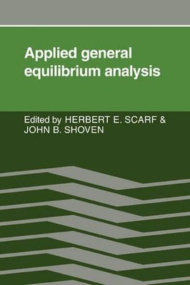 Applied General Equilibrium Analysis by Herbert E. Scarf (English) Paperback Boo