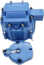 Performance Blue Male HEI Large Distributor Cap Rotor Kit For SBC BBC 305 327