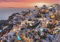 Puzzle (1000 T.) Blick Auf Das Verschlafene Santorini (Clementoni) Neu/Ovp