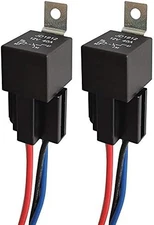 Car Relay Harness 12V 40A 2PCS with Diode