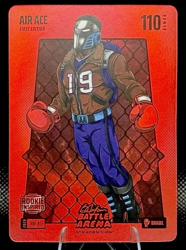 2026 Bo Jackson Battle Arena Air Ace Ace Bailey Red Battlefoil Brawl 110 Power