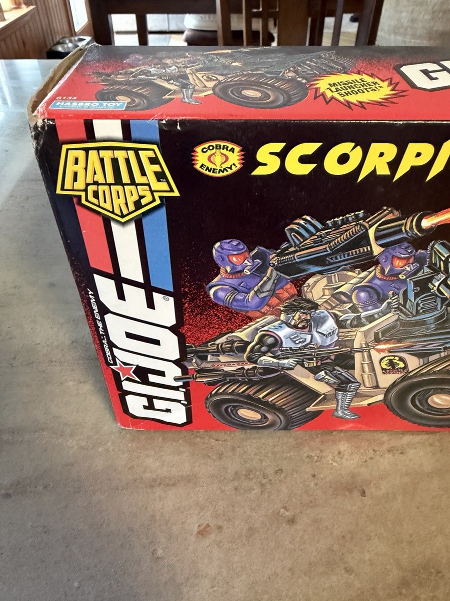 Vintage 1994 Hasbro GI Joe BATTLE CORPS Cobra SCORPION DESERT