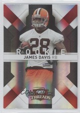 2009 Donruss Threads Rookie Century Proof Red James Davis #147 0b5