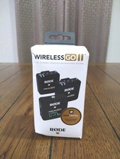 RODE Wireless Go ii Dual Channel Wireless Microphone System - NEW In Box