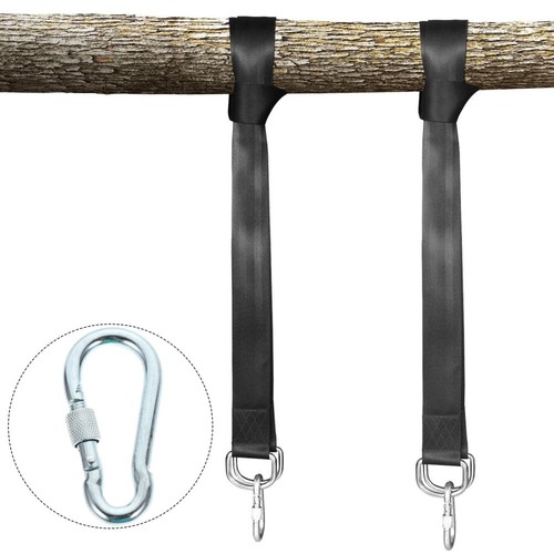 Gancho de cuerda oscilante hamaca correa para colgar perchas de alta resistencia kit de correas colgantes - Imagen 10 de 12