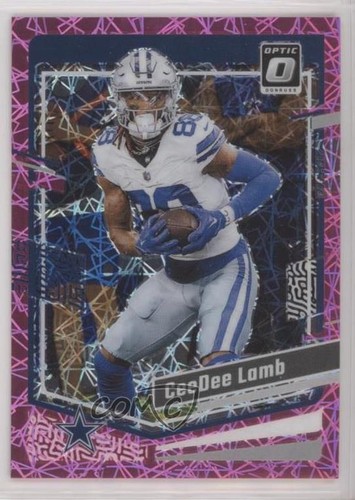 2023 Panini Donruss Optic Pink Velocity Prizm 47/79 CeeDee Lamb #45 1b50