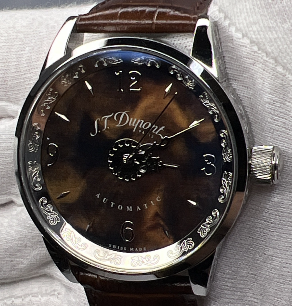 ✨新品電池☆稼働ヴィンテージ✨S.T. DUPONT✨コンビカラー腕時計 S.T. Dupont Wild West Limited Edition Swiss Made Automatic Watch