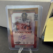 Panini 2021 Contenders Optic Rookie Ticket Auto Red Prizm #111 Harris Steelers …
