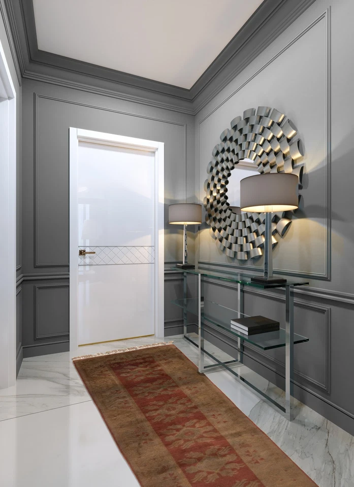 Vintage Hand-knotted Runner Rug 2'8" x 8'6" Traditional Oriental Wool Carpet - Image 2 of 4