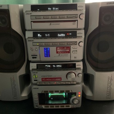 Sony DHC-MD77 Mini Component System MD CD Kassette FM/AM getestet | CDP Problem