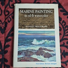 Stanley Woodward Oil Painting Watercolor 'Marine Painting' Boats  Seascapes