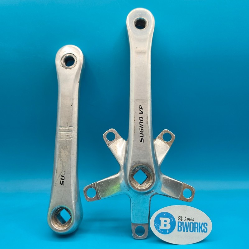 Old School BMX Crank SUGINO VP 170mm Square Taper 5 Bolt 110 BCD JAPAN Fixie  g6