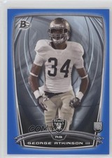 2014 Bowman Rookies Blue 377/499 George Atkinson III #52 7l6