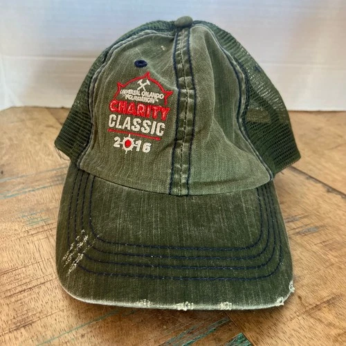 Charity Classic Green Hat Adjustable Adult Size OSFA Vintage Baseball Cap - product listing photo