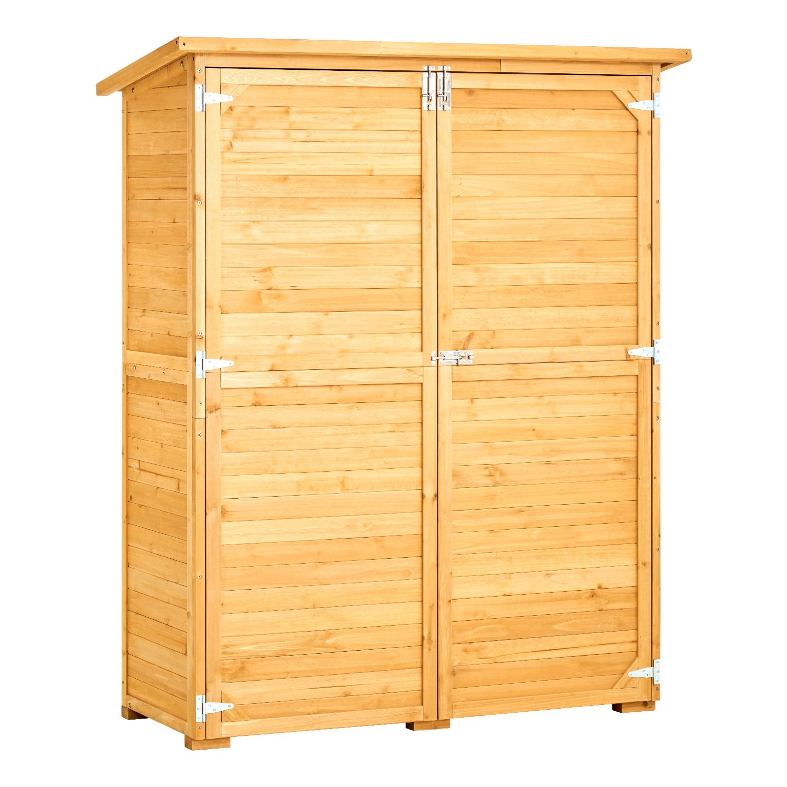 Waterproof Garden Tool Metal Shed 55x67.5 Inch