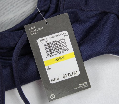 Sudadera con capucha Under Armour para mujer M Pullover ropa deportiva manga larga azul marino $70 - Imagen 7 de 7