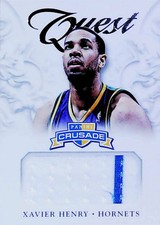 2012-13 Panini Crusade Quest Memorabilia #36 Xavier Henry Jersey Card
