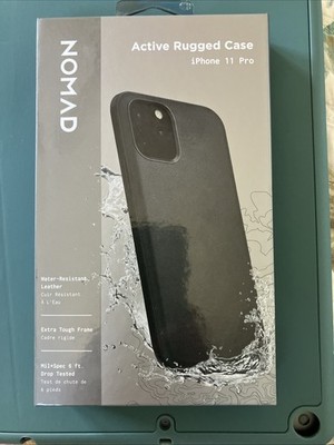 Nomad Active Rugged Leather Case Apple iPhone 11 Pro 5.8  Black New Box