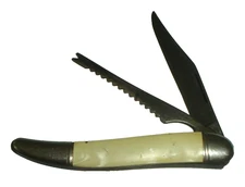 Vintage Imperial Prov. R.I. U.S.A. 2-Blade Folding Pocket Fish Knife (K9)