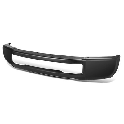 Fit 17-19 Ford F-250 F-350 SD Black Front Bumper Face Bar w/o Fog Lights Holes