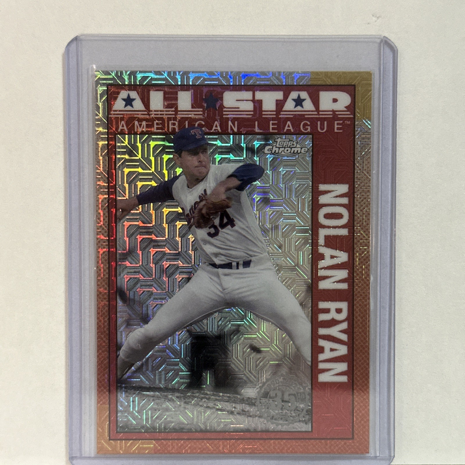 2025 Topps 1990 Chrome Silver Pack All-Stars Nolan Ryan #90ASC-20 Texas Rangers