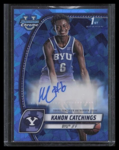 2024 Bowman Chrome University Sapphire Basketball Kanon Catchings #40