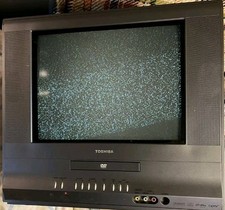 Toshiba MD14H63 CRT TV DVD Combo TV Retro Gaming - Works Great Remote Included