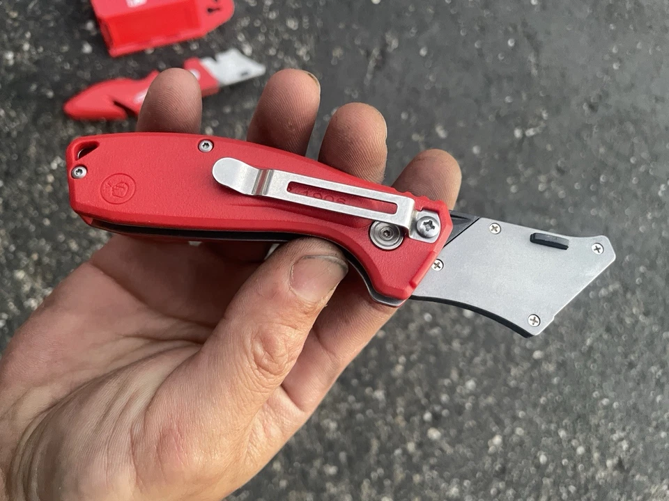 Juego de cuchillos utilitarios Milwaukee 1ª generación Fastback RARO (descontinuado) Foto 4 de 4