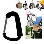 2x Carabiner Baby Buggy Clips Pram Bag Hooks Pushchair Buggies Stroller Walker