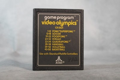 Video Olympics (CX-2621) Atari 2600 Modul inkl. Anleitungen