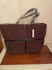 Topshop Borg Tote Shopper Bag New With Tags