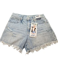 Rewash Super High Rise Vintage Babe Cutoff Denim Cotton Short NEW Size 7/28 Boho