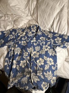 Vintage Men's Short Sleeve Hawaiian Floral
