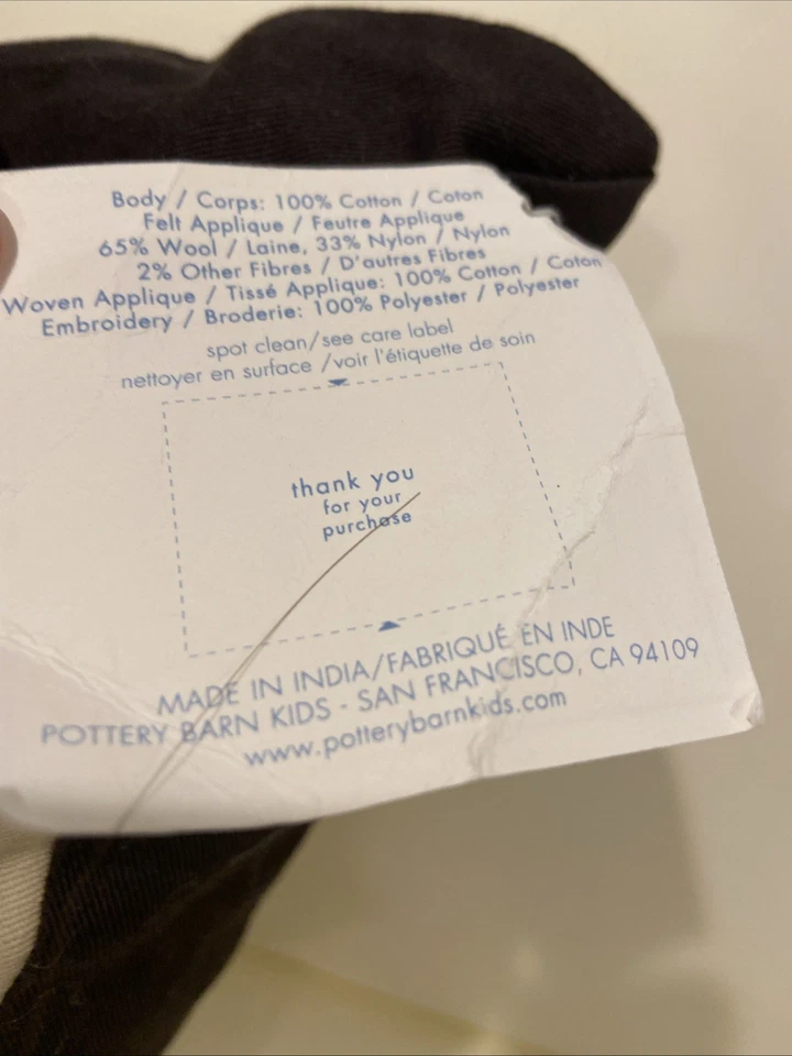 Falsa decorativa de fútbol Pottery Barn para niños / inserto incluido 20X20 Foto 4 de 4