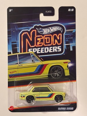 Hot Wheels Neon Speeders BMW 2002 8:8 Metal Base NEW 2025 - Mix 2