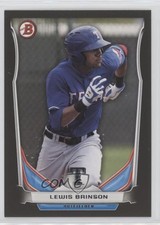 2014 Bowman Draft Top Prospects Asia Exclusive Black Lewis Brinson #TP-53 0x1