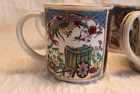 Imari style Handpainted Gold Guilded Tea Decorative Japanese Mugs Set of 6 — photo 3